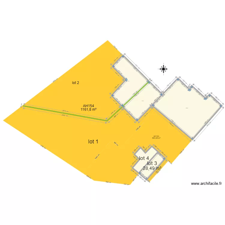 plan de masse fayolle. Plan de 