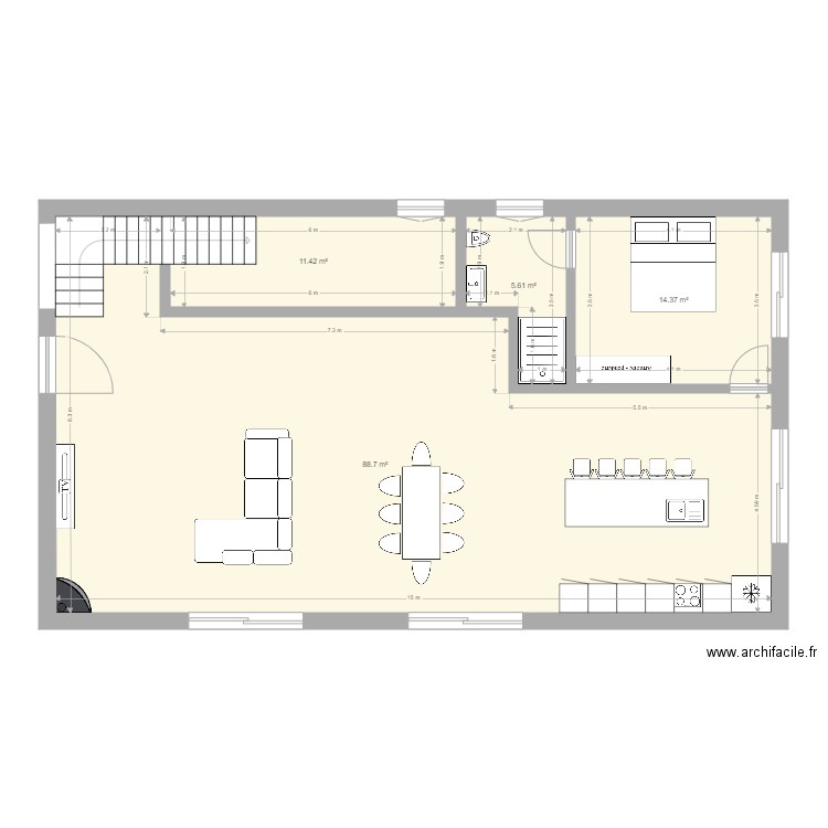 plan 790x1500 FINAL 2. Plan de 13 pièces et 237 m2