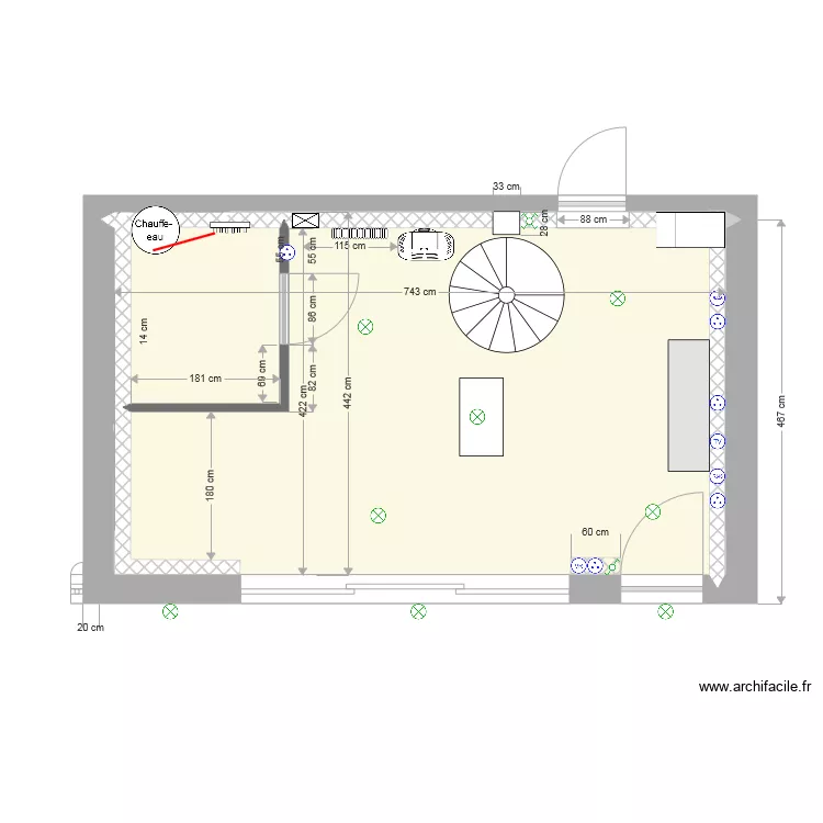 circuit eau. Plan de circuit eau. Plan de