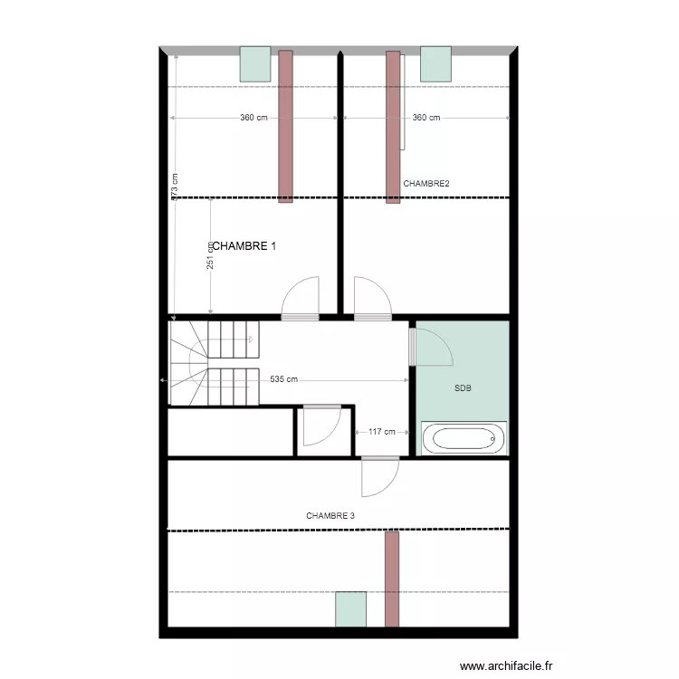 ETAGE APPART AURELIE . Plan de 