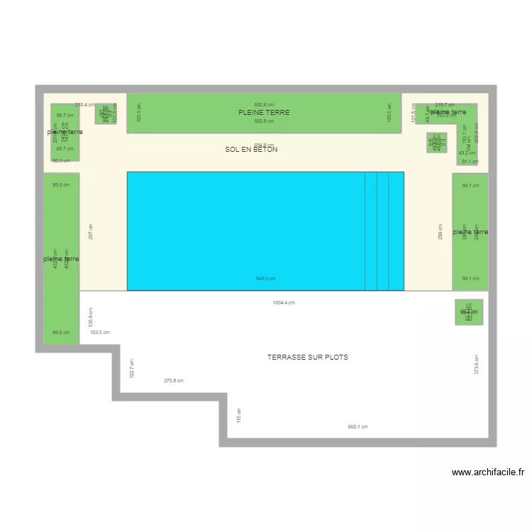 terrassement 4. Plan de terrassement 4. Plan de