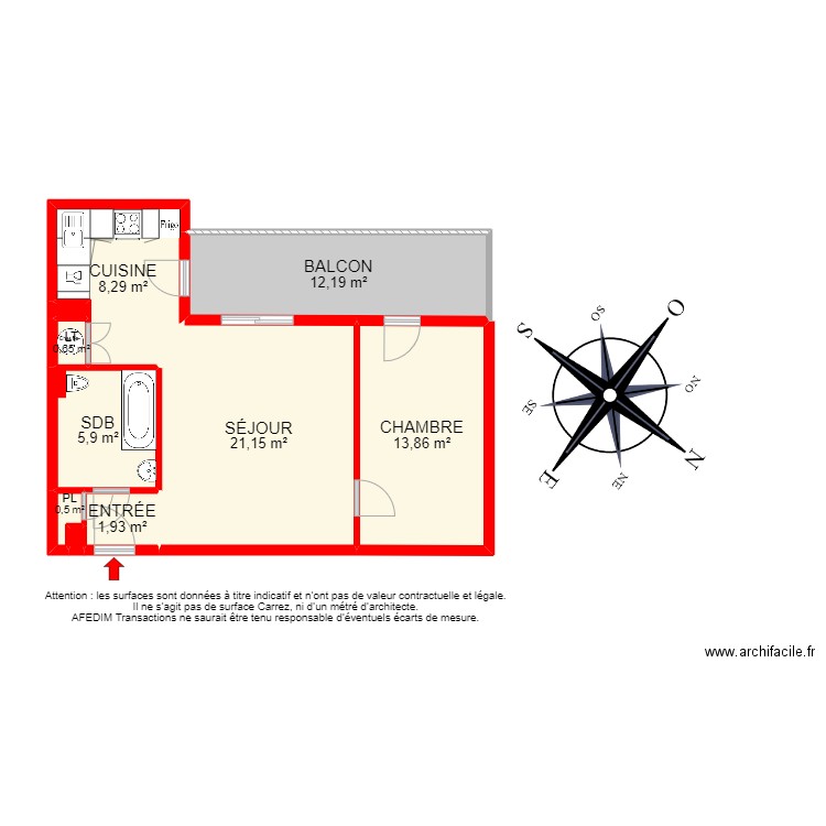BI 15363. Plan de 0 pièce et 0 m2