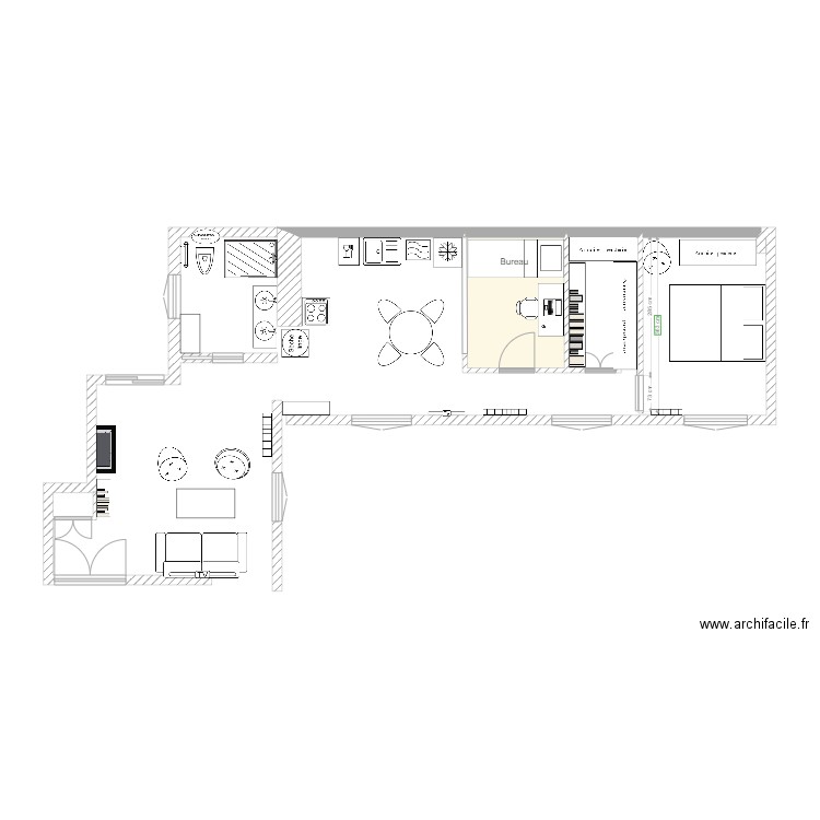 Duval. Plan de 0 pièce et 0 m2