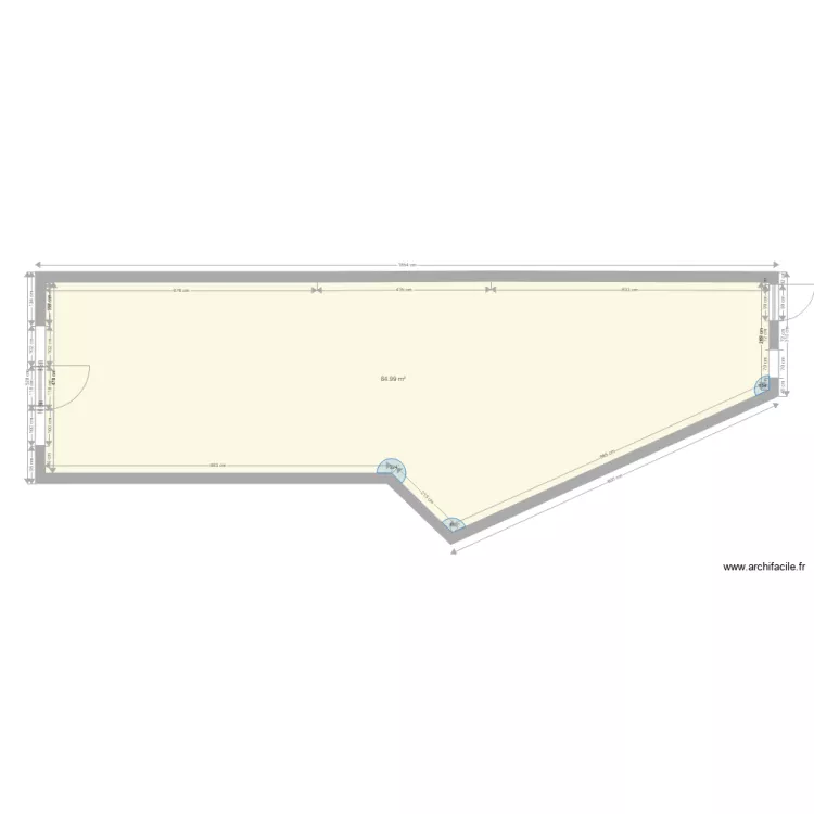CENTRE VAUVERT. Plan de 