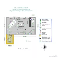 plan salle de bain  des ma&icirc;tres ,base