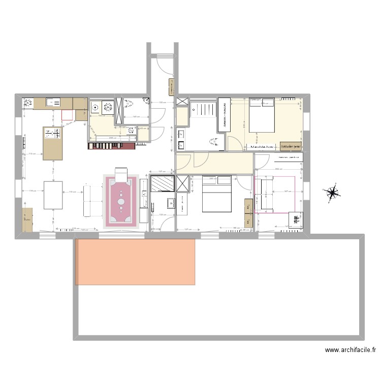 appartement20. Plan de 7 pièces et 24 m2