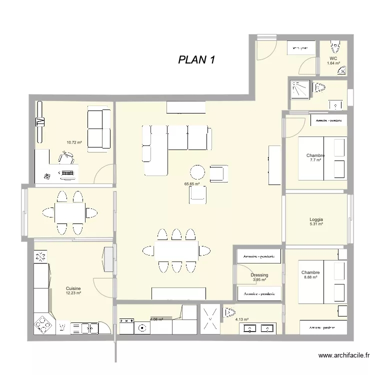 MONDORF Molitor. Plan de 