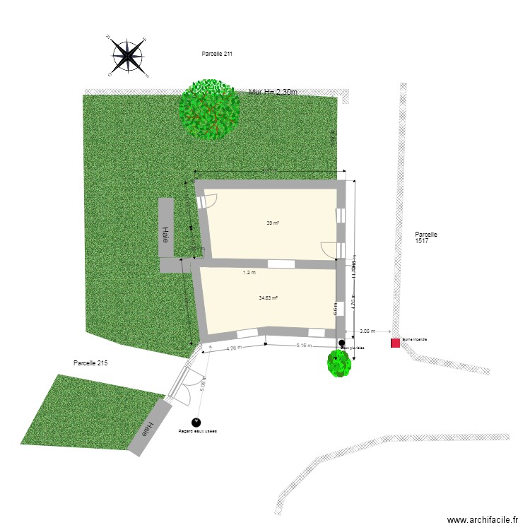 Grange 8BIS. Plan de 0 pièce et 0 m2