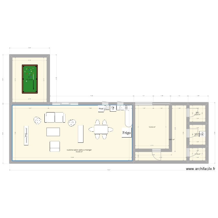 cauelle. Plan de 0 pièce et 0 m2
