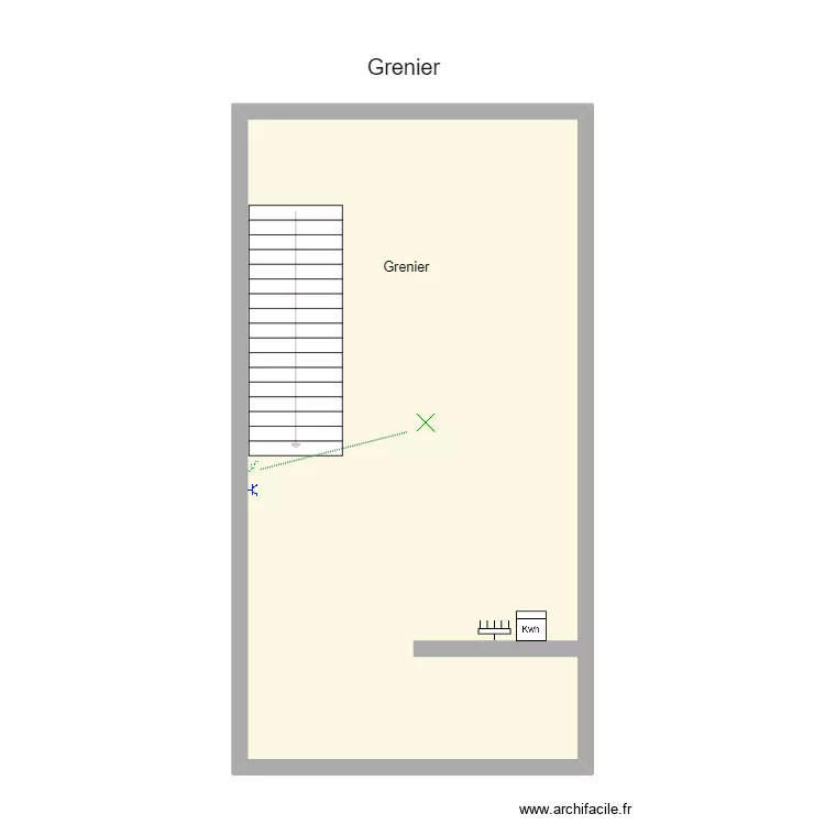 Flion Grenier. Plan de 