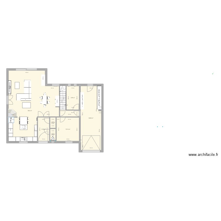 maison modif final modif floflo. Plan de 17 pièces et 161 m2