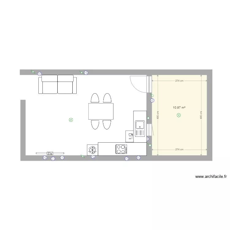 etage cour cuisine. Plan de etage cour cuisine. Plan de