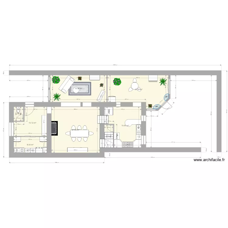BOURBERAIN 4. Plan de 