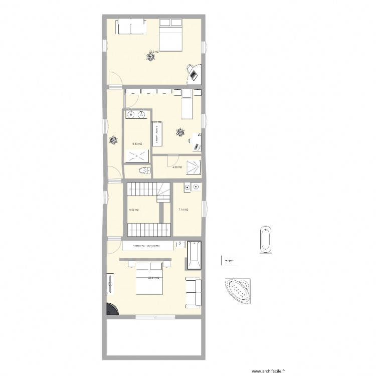 maison saint genis 2. Plan de 0 pièce et 0 m2