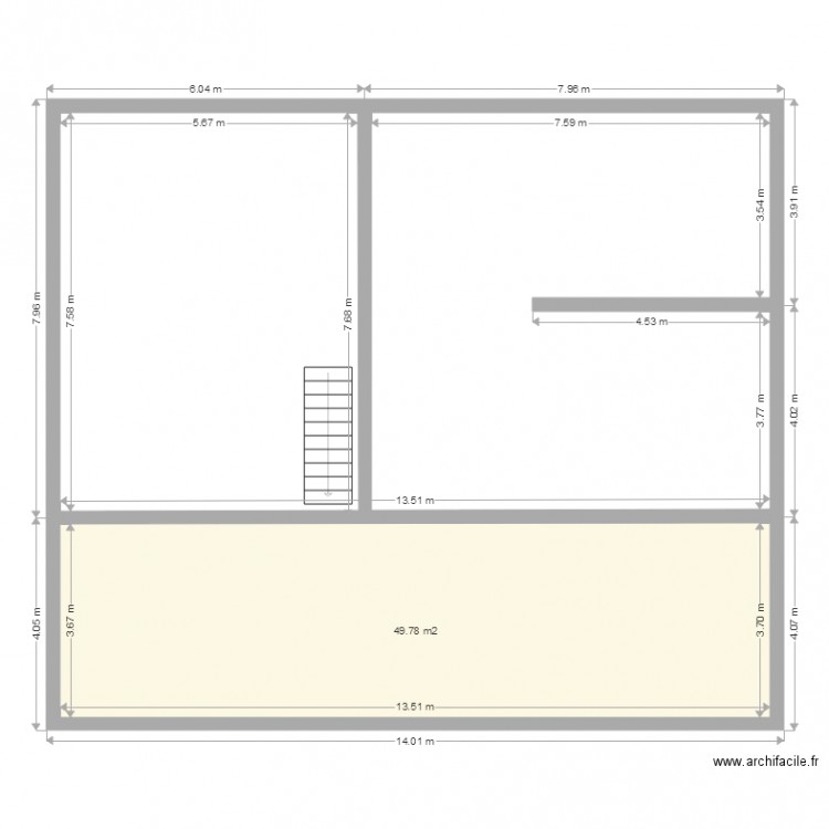 jeremy sous sol. Plan de 0 pièce et 0 m2