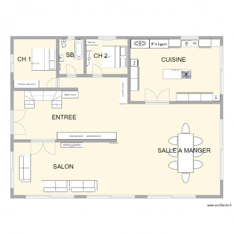 maison tunisie. Plan de 0 pièce et 0 m2