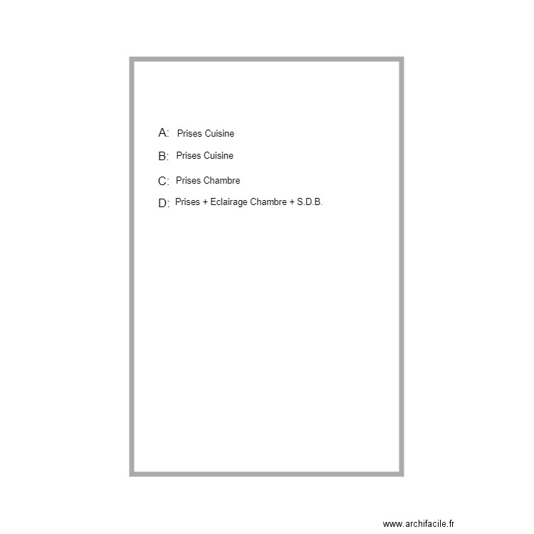 Tableau T.D.S. STUDIO. Plan de 1 pièce et 31 m2