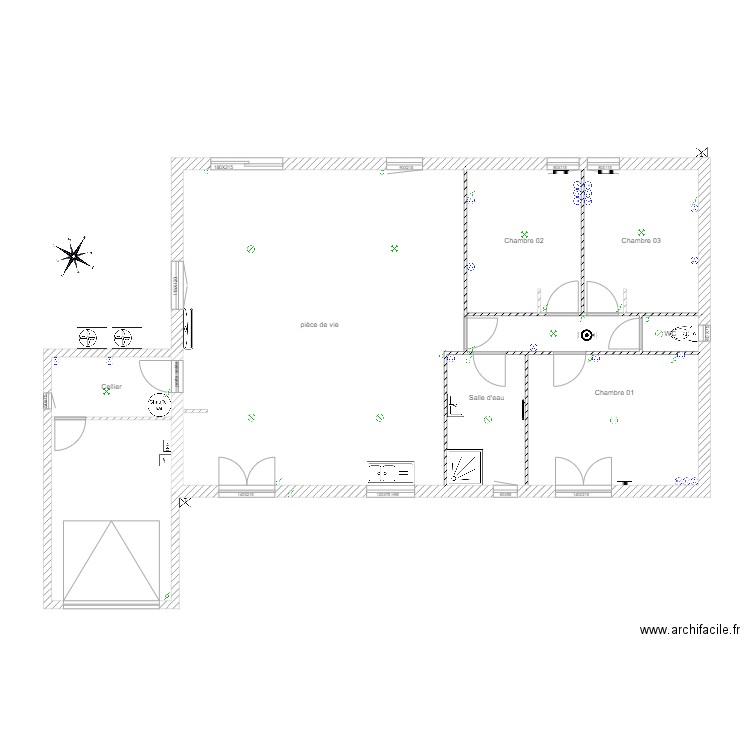 Plan Maison oc residence ELEC. Plan de 0 pièce et 0 m2