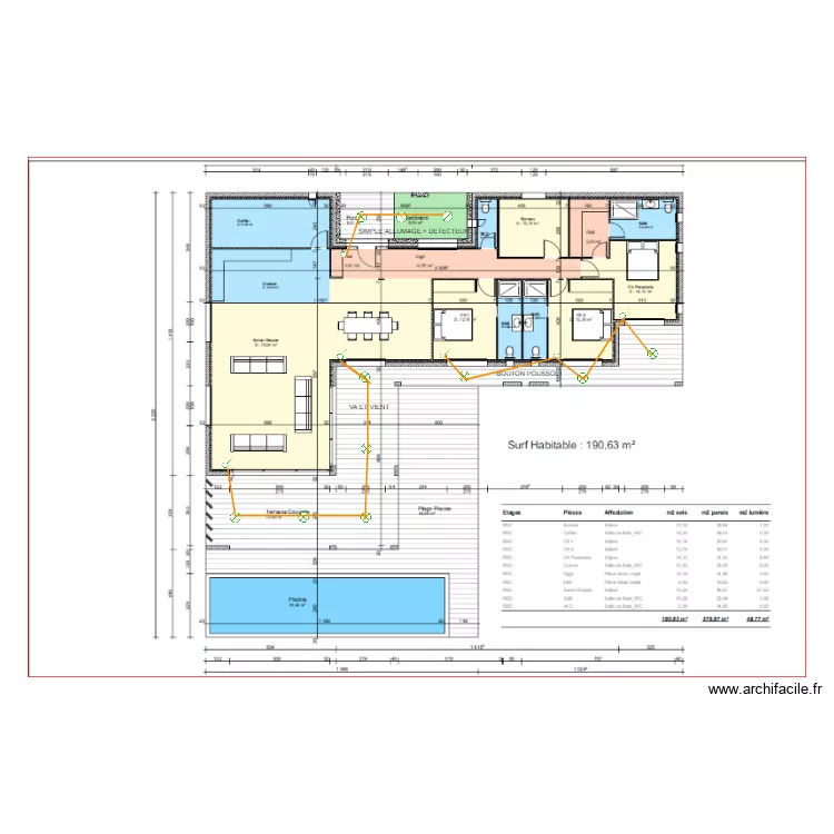 PLAN PONTICCHIO ECL EXT . Plan de 