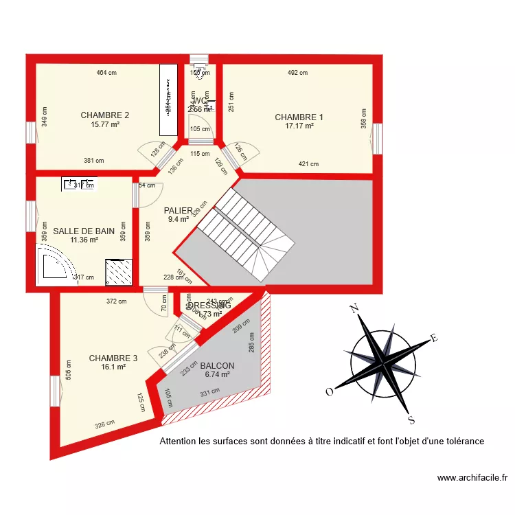 BI 5367 étage côté. Plan de BI 5367 étage côté. Plan de