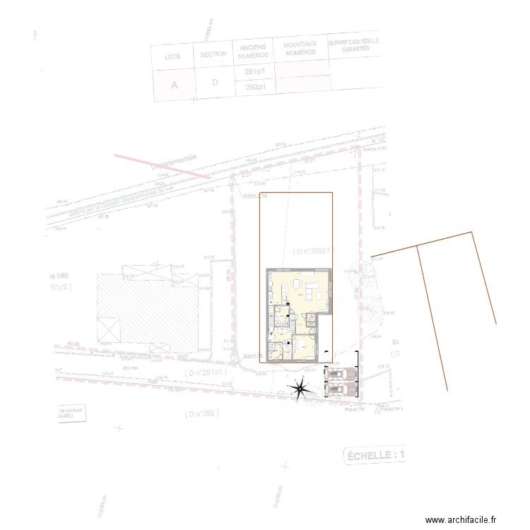 plan communiqué à charlotte 0307. Plan de 0 pièce et 0 m2