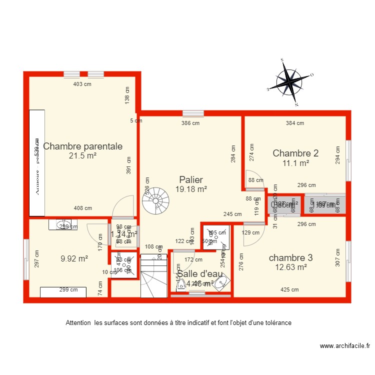 BI 6178 étage côté. Plan de 0 pièce et 0 m2