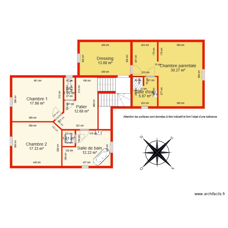 BI 5591 étage côté. Plan de 0 pièce et 0 m2