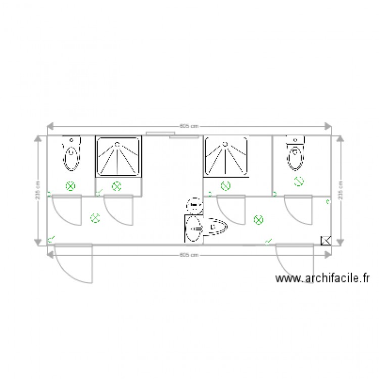 seeta sanitaire. Plan de 0 pièce et 0 m2