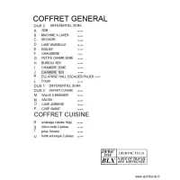 LISTE DISJONCTEUR