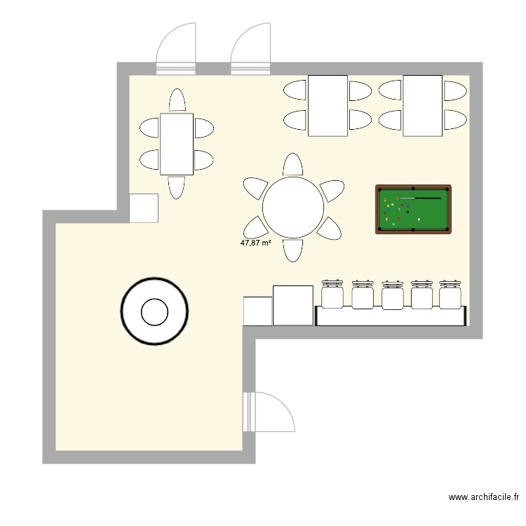 Malon cafet 3. Plan de 0 pièce et 0 m2