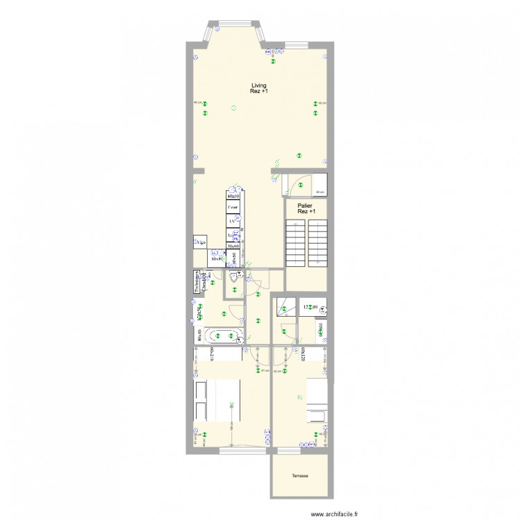 Marie José Rez1 cuisine Elec Def. Plan de 0 pièce et 0 m2