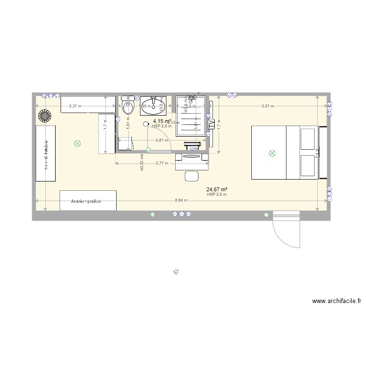 Futur chambre Parents. Plan de 0 pièce et 0 m2