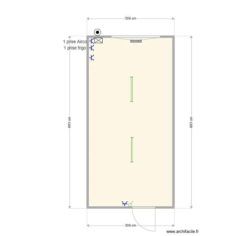 cabinet M&eacute;dical. Plan de 