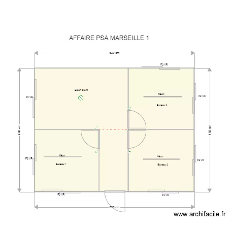 PSA MARSEILLE 1. Plan de 