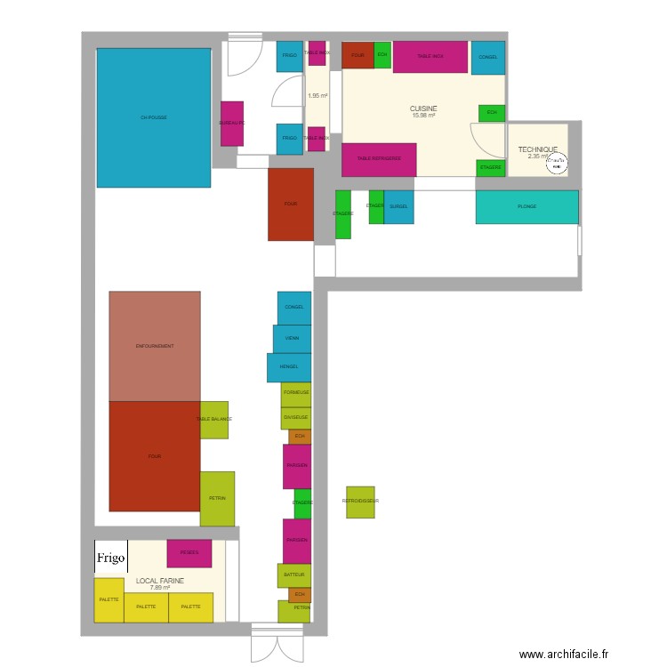 FOURNIL BELZ. Plan de 0 pièce et 0 m2