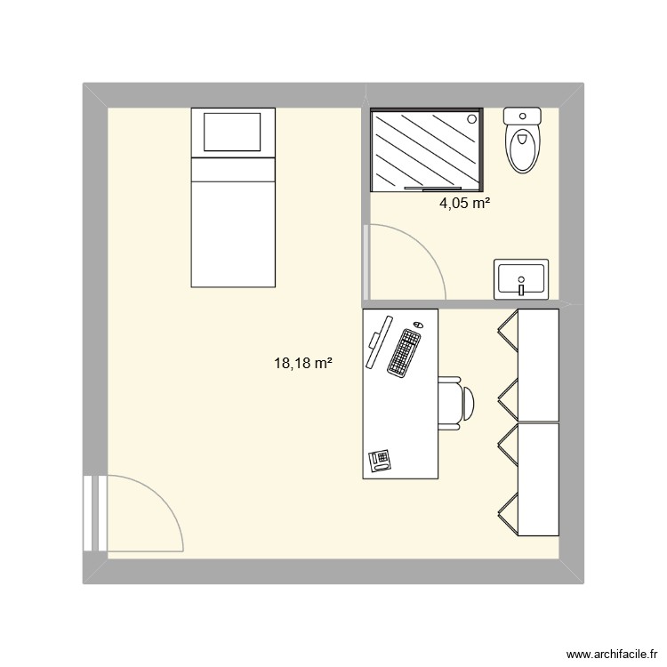 BUREAU. Plan de 0 pièce et 0 m2