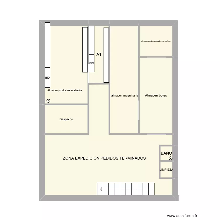 PLAN NAVE VILAJUIGA. Plan de 