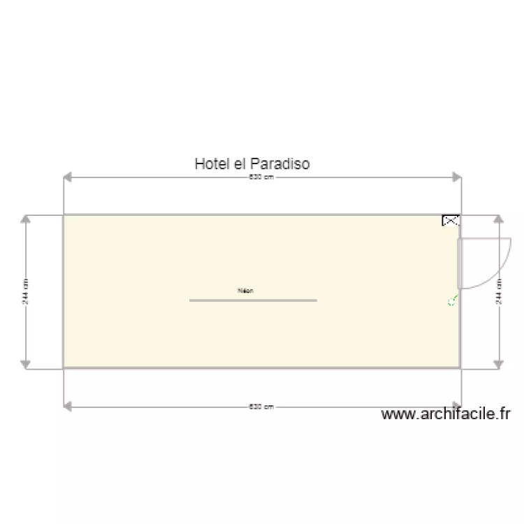 Hotel el Paradiso. Plan de 