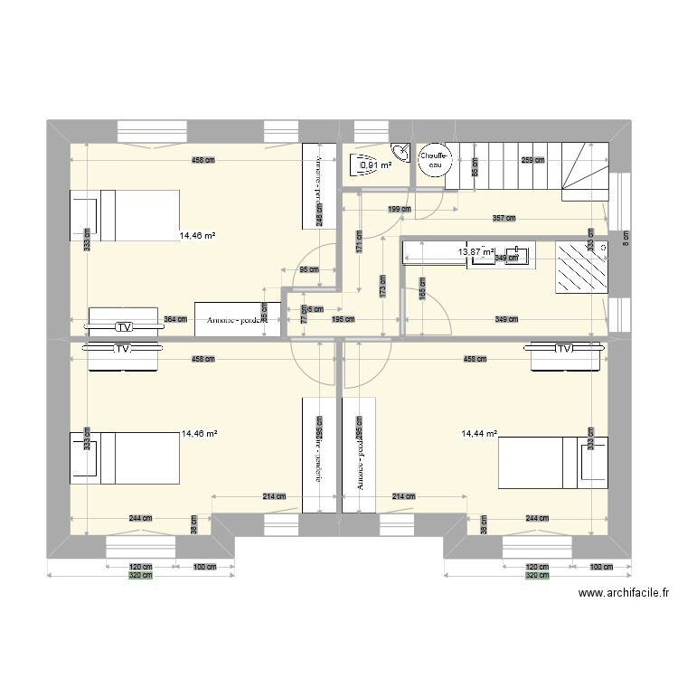 lefebvre etage. Plan de 0 pièce et 0 m2