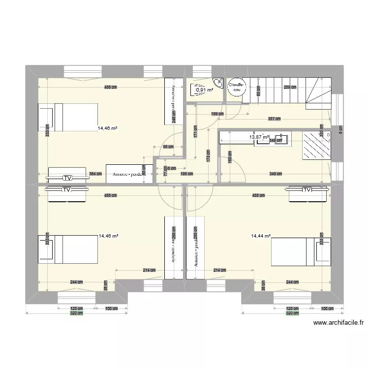 lefebvre etage. Plan de 