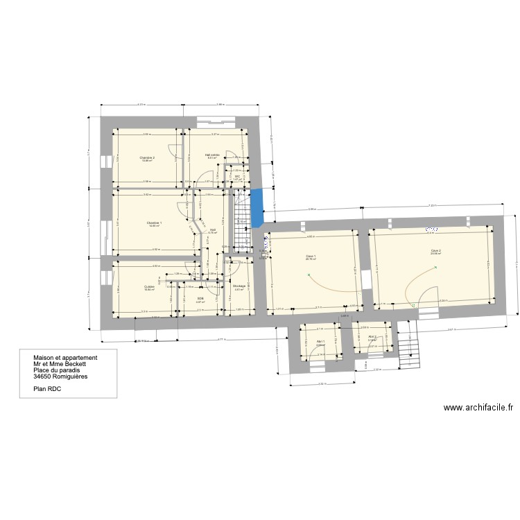 Beckett RDC avec ELEC. Plan de 0 pièce et 0 m2