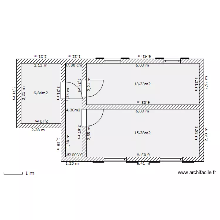grange étage n°1. Plan de grange étage n°1. Plan de