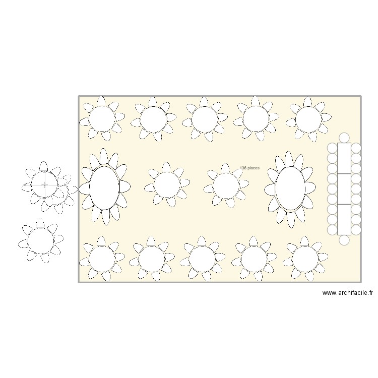 plan de table chloe. Plan de 0 pièce et 0 m2