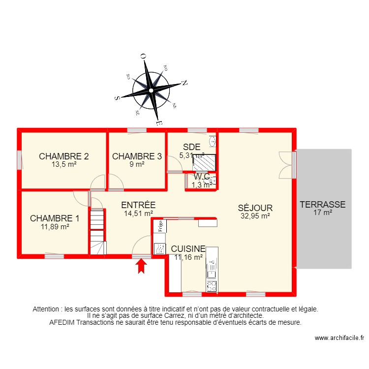 BI 12656 - . Plan de 23 pièces et 285 m2