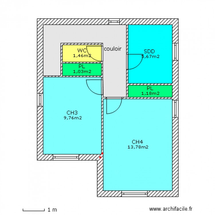 ETAGEV1. Plan de 0 pièce et 0 m2