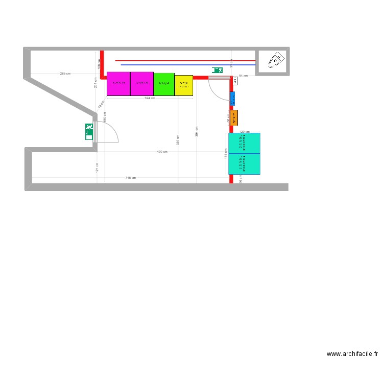 PROJET HOULE. Plan de 0 pièce et 0 m2