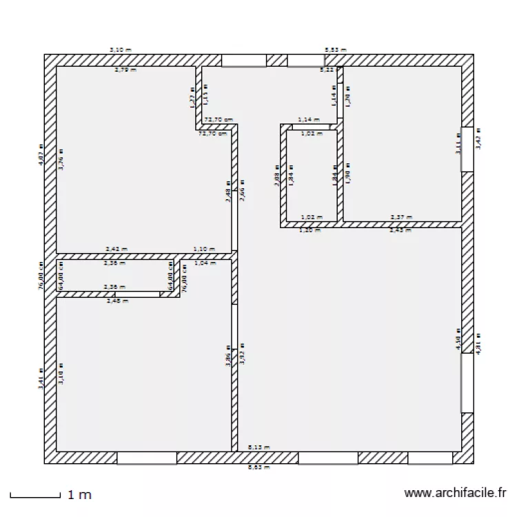 maison initial 1. Plan de 