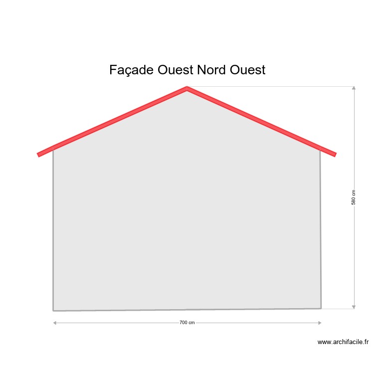 fa&ccedil;ade ONO. Plan de 0 pièce et 0 m2
