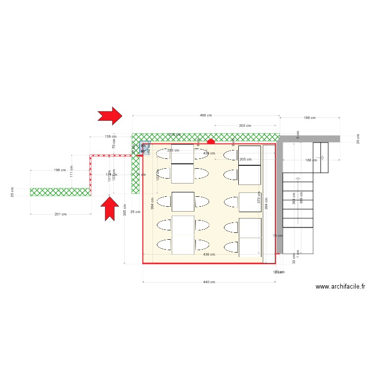 TERRASSE FUTURE. Plan de 0 pièce et 0 m2