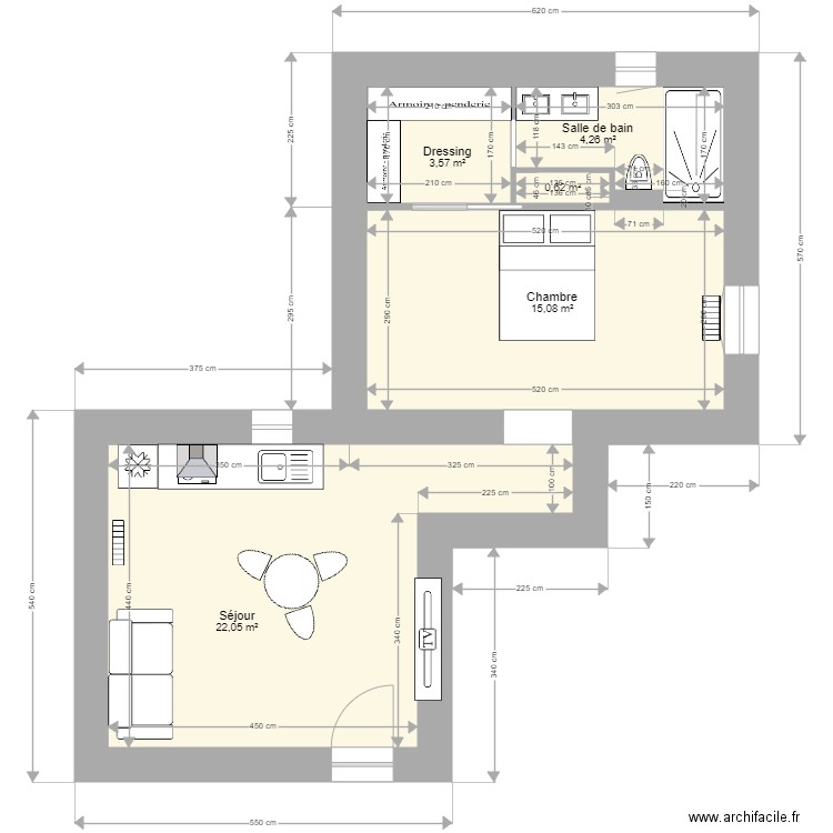 christian. Plan de 0 pièce et 0 m2